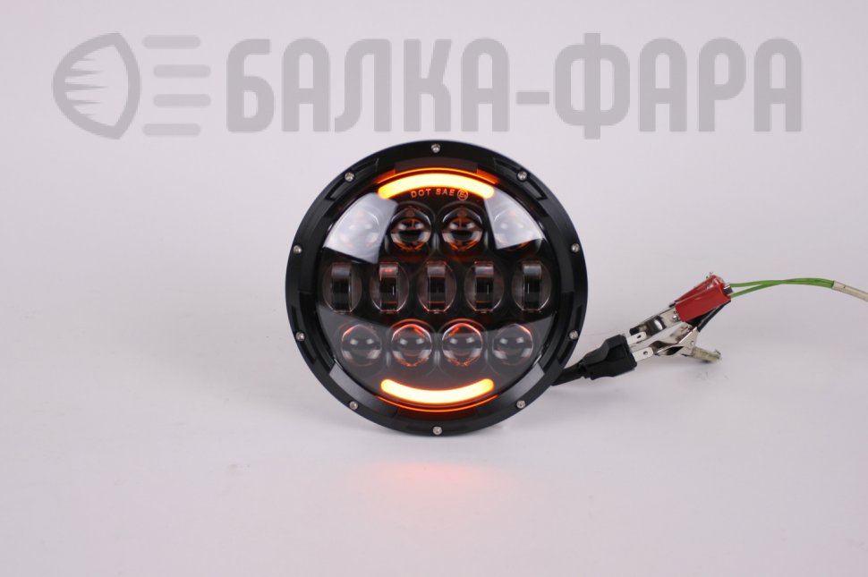Светодиодная фарa  110 Ватт, на Ниву, УАЗ, Jeep Wrangler