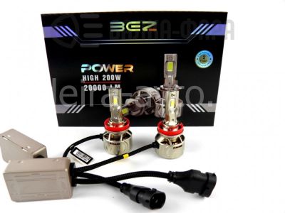 ЛАМПЫ СВЕТОДИОДНЫЕ H11 2ШТ 9-16V 20000lm 6000К (BEZ) 