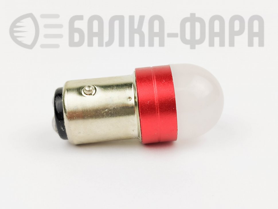 Лампа 12-T25 21/5w (1157) can 3d светод красная матовая /2156/
