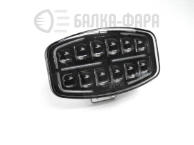 Фара светодиодная 10" 90W, ДХО желтый и белый, дальний свет