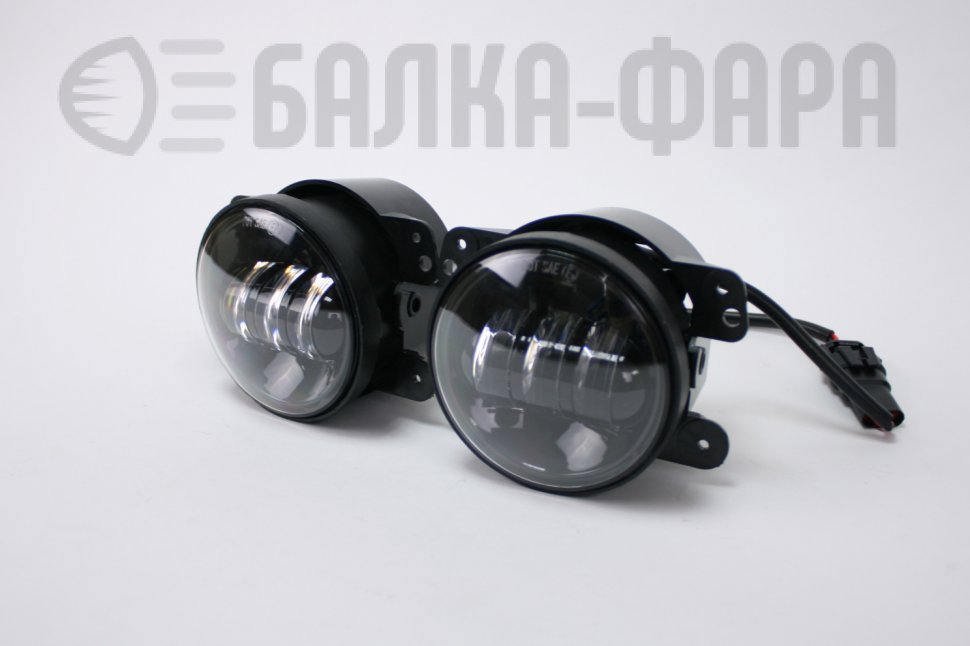 Комплект противотуманных фар, 36 Ватт, черные