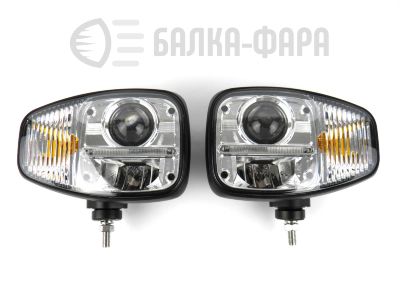 Фары светодиодные для спецтехники 180 Вт комплект 