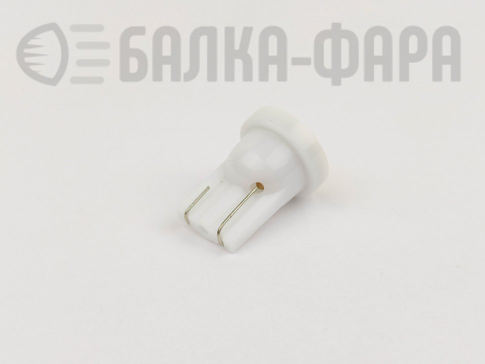 Лампа светод  t-10 б/ц 12v cob поверхностный диод /662/