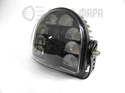 Фара маркерная светодиодная 7009D /красная/ 24W/10-80V